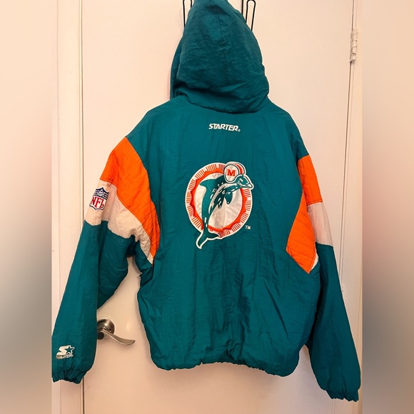 Vintage Miami Dolphins Starter Jacket - Men’s - Size XL - Gently Used - Picture 5 of 10